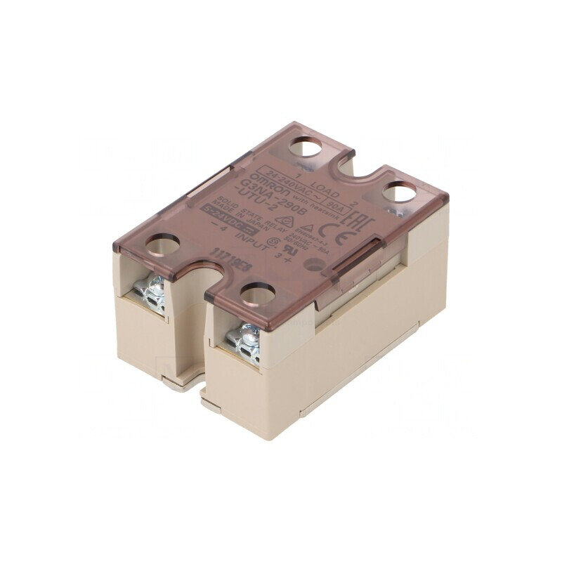 Releu semiconductor 1-fazat 5-24VDC 90A 24-240VAC | Electronic-mag.ro | Componente Electronice