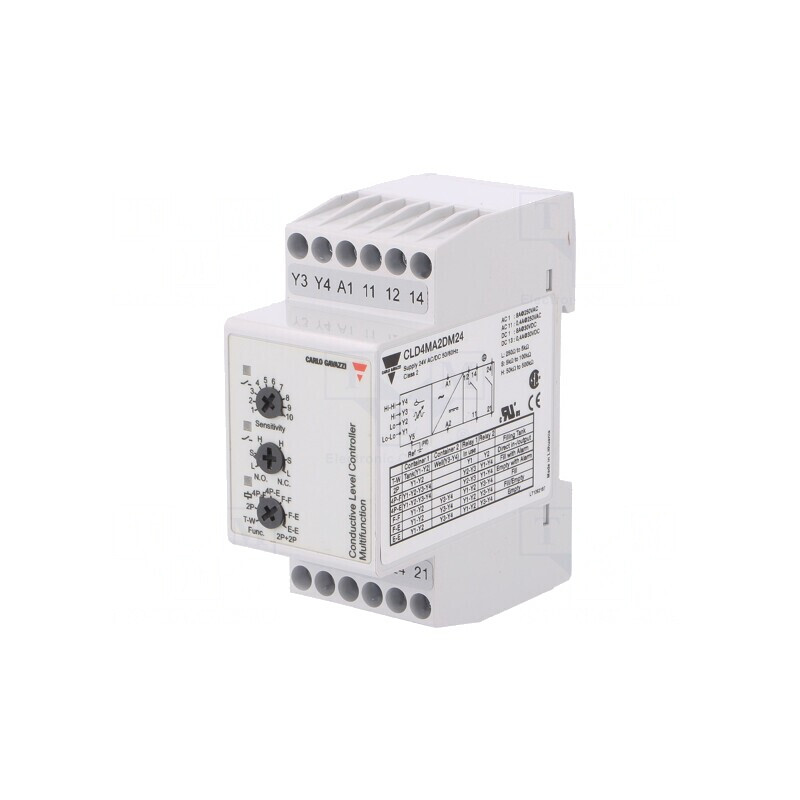 Releu Monitorizare Nivel 24VAC/DC SPDT CLD4MA2DM24 | Electronic-mag.ro | Componente Electronice