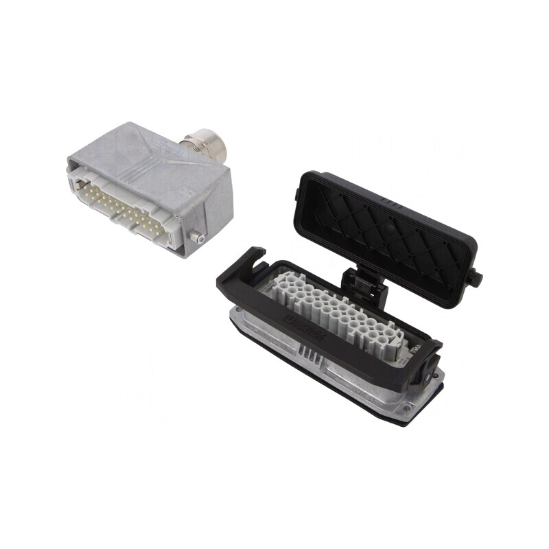 Conector HDC 24 pini 500V 16A tată-mamă | Electronic-mag.ro | Componente Electronice Conector HDC 24 pini 500V 16A tată-mamă | Electronic-mag.ro | Componente Electronice