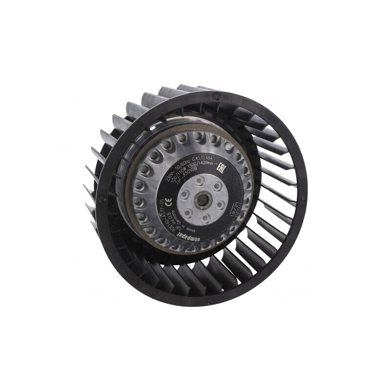 Ventilator Radial 230VAC Ø142x72mm 405m3/h cu Bilă | Electronic-mag.ro | Componente Electronice