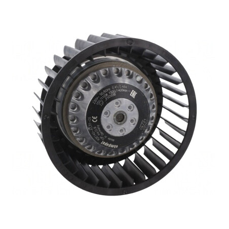 Ventilator Radial 230VAC Ø142x72mm 405m3/h cu Bilă | Electronic-mag.ro | Componente Electronice