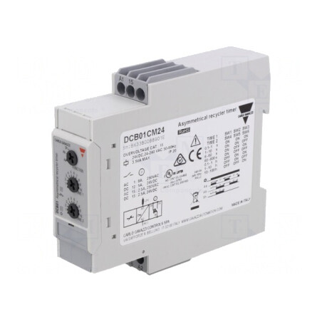 Timer Digital cu Interval 0,1s - 100h, SPDT, 24-240V, IP20 | Electronic-mag.ro | Componente Electronice