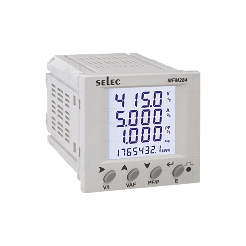 Aparat de măsură parametri reţea LCD 4 cifre | Electronic-mag.ro | Componente Electronice