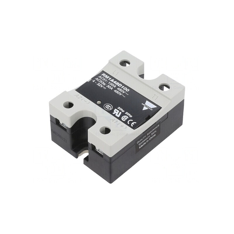 Releu Semiconductor 1-Fazat 100A 3-32VDC 42-530VAC | Electronic-mag.ro | Componente Electronice
