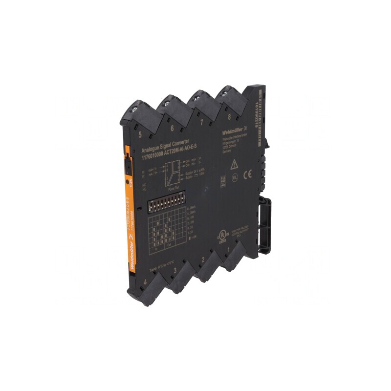 Adaptor de semnale analogice pentru șină DIN 24VDC 0-70°C | Electronic-mag.ro | Componente Electronice