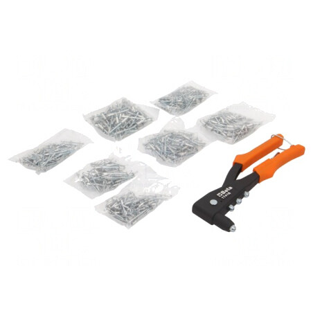 Set Mașină de Nituit Manuală cu Nituri | Electronic-mag.ro | Componente Electronice