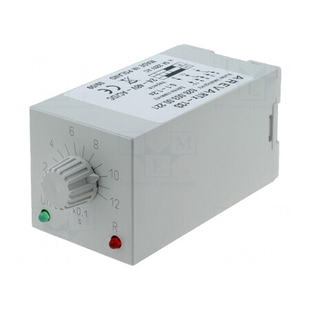 Timer 0,1-1,2s 230V 5A 24-48V AC/DC | Electronic-mag.ro | Componente Electronice