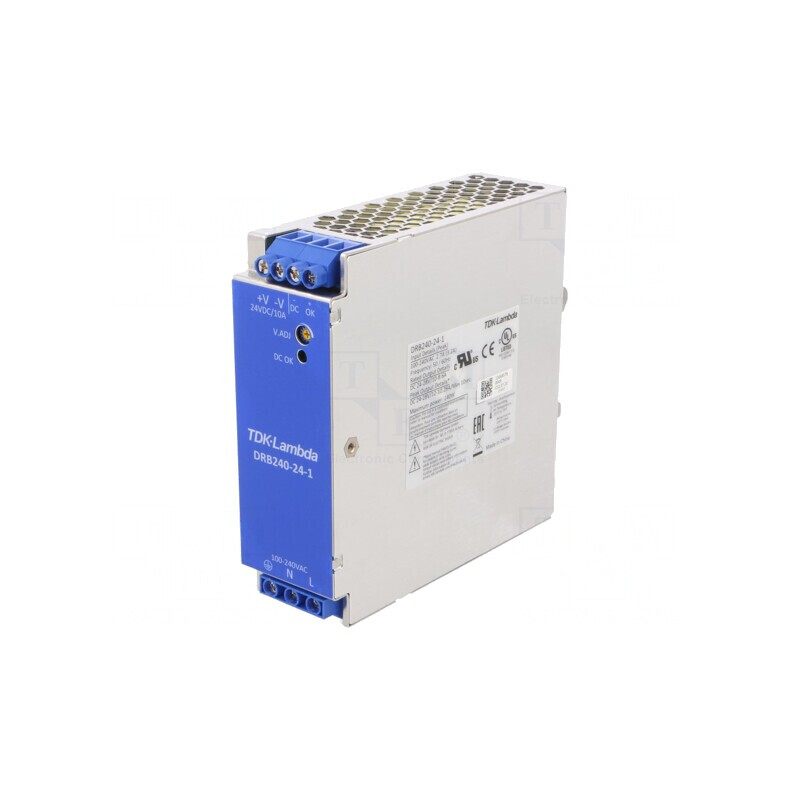 Alimentator Pulsatoriu pentru Șină DIN 240W 24VDC 10A | Electronic-mag.ro | Componente Electronice