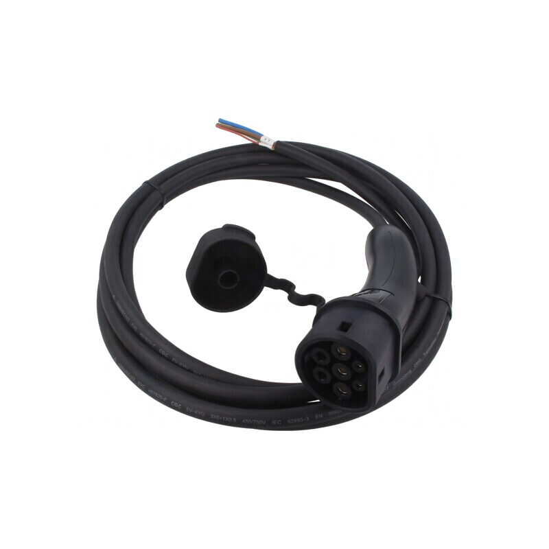 Cablu Încărcare eMobility 250V 3,6kW IP54 Tip 2 7,5m 20A | Electronic-mag.ro | Componente Electronice