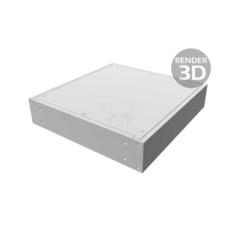 Carcasă Aluminiu 1U Standard 19" | Electronic-mag.ro | Componente Electronice