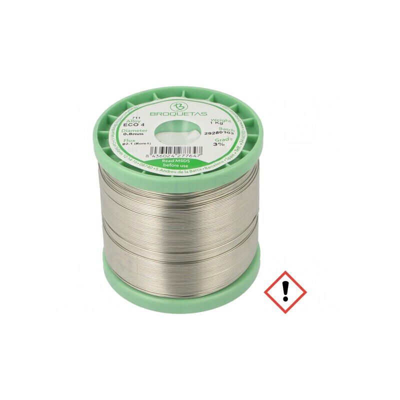 Sârmă de lipit fără plumb 0,8mm 1kg | Electronic-mag.ro | Componente Electronice