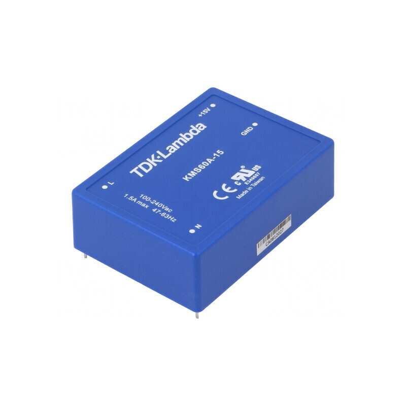 Convertor AC/DC 60W 15VDC KMS60A-15 | Electronic-mag.ro | Componente Electronice