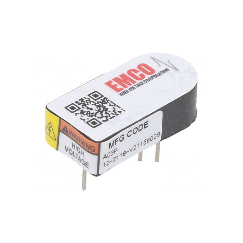 Convertor DC/DC 1W 12V la 0-300VDC THT | Electronic-mag.ro | Componente Electronice