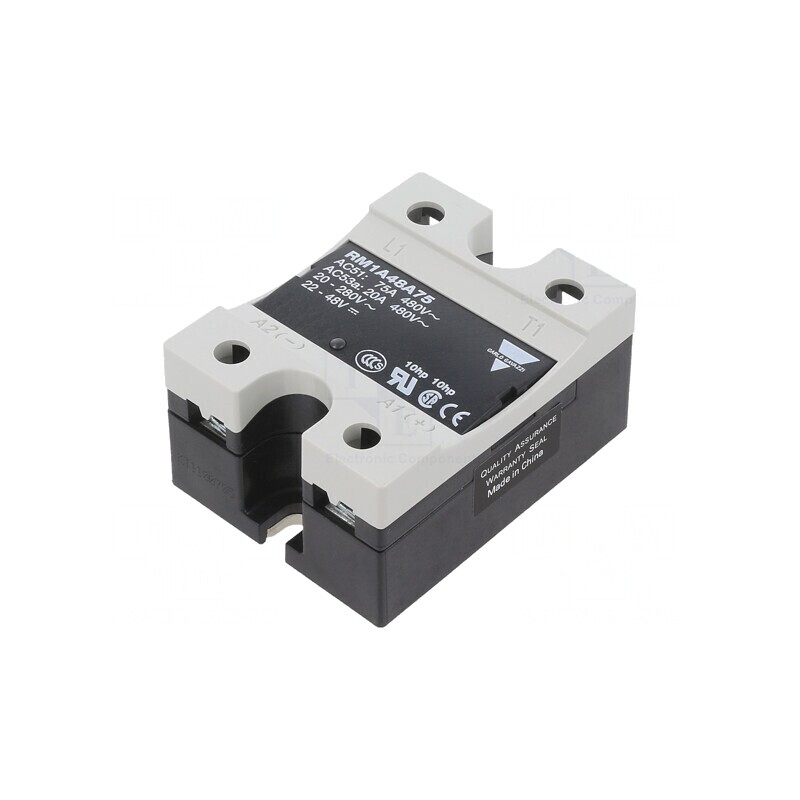 Releu Semiconductor 75A 22-48VDC 42-530VAC | Electronic-mag.ro | Componente Electronice
