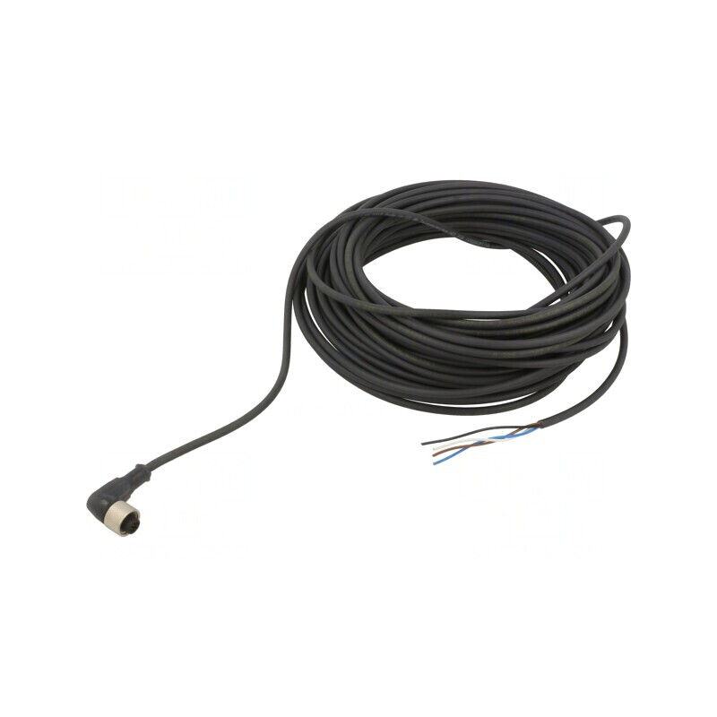 Cablu M12 4 PIN unghi 20m  | Electronic-mag.ro | Componente Electronice