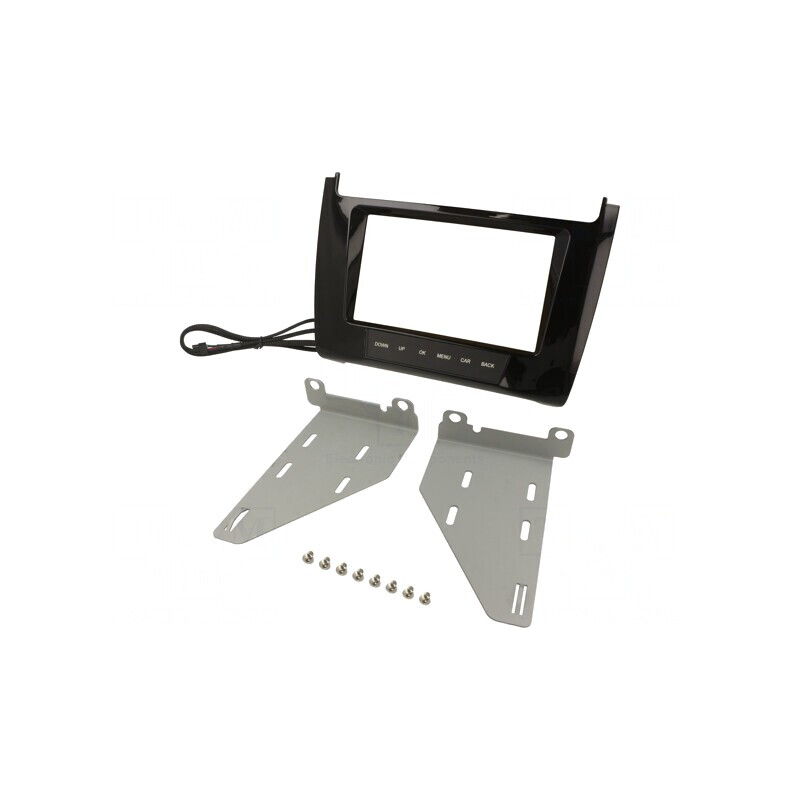 Cadru Radio VW 2 DIN Negru Lucios | Electronic-mag.ro | Componente Electronice
