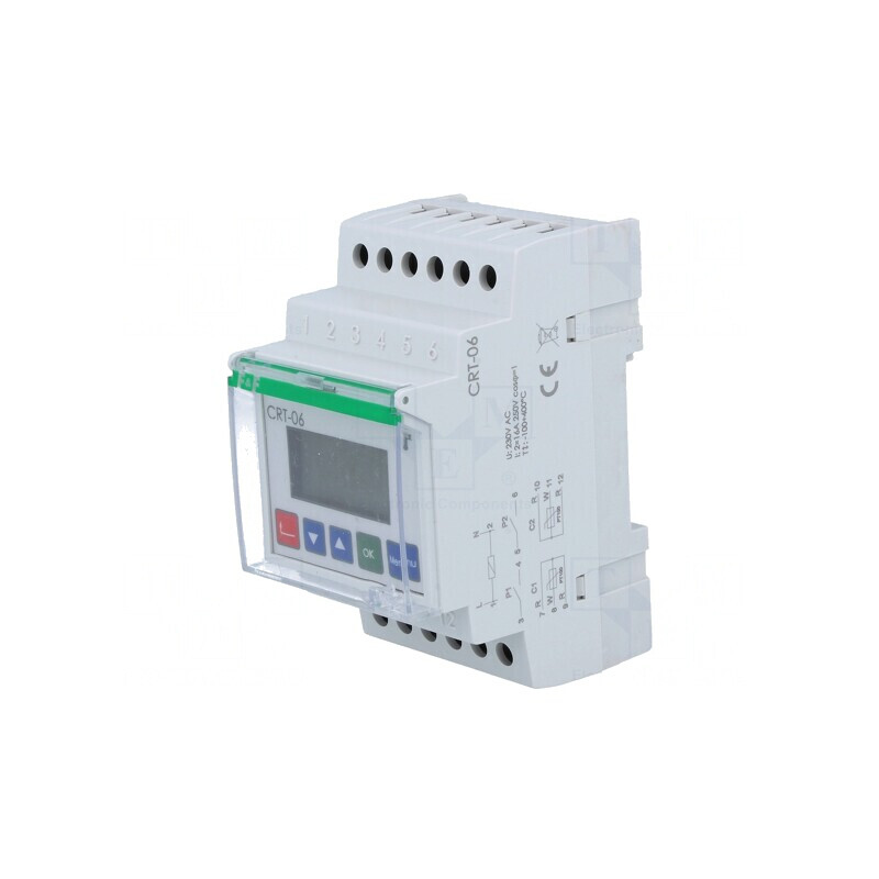 Regulator Temperatura Relee SPST-NO pentru Șină DIN CRT-06 | Electronic-mag.ro | Componente Electronice