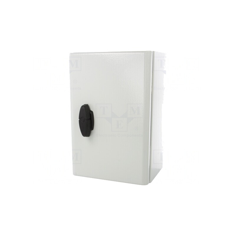 Carcasă montare pe perete oțel gri 200x300x150mm | Electronic-mag.ro | Componente Electronice