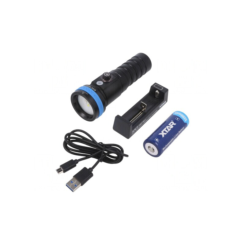 Lanternă Subacvatică LED 1600lm Set Complet | Electronic-mag.ro | Componente Electronice