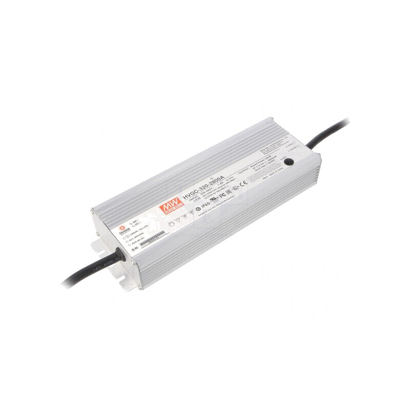 Alimentator LED 320W IP65 57-114,3V 1400-2800mA | Electronic-mag.ro | Componente Electronice