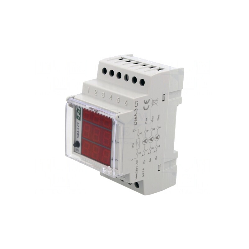 Ampermetru Digital True RMS 0-5A LED 3 Cifre | Electronic-mag.ro | Componente Electronice