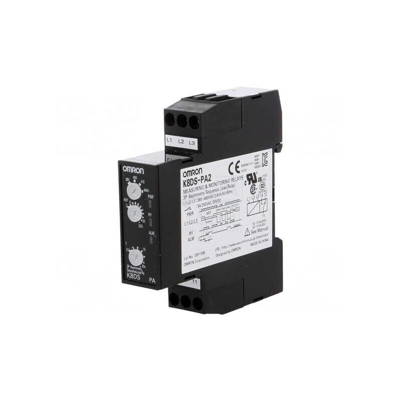 Releu Monitorizare Tensiune DIN SPDT K8DS-PA2 | Electronic-mag.ro | Componente Electronice