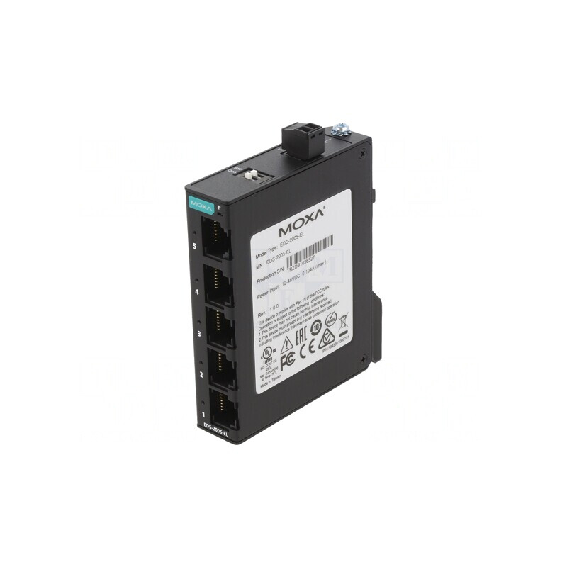 Switch Ethernet 5 Porturi 9.6-60VDC | Electronic-mag.ro | Componente Electronice