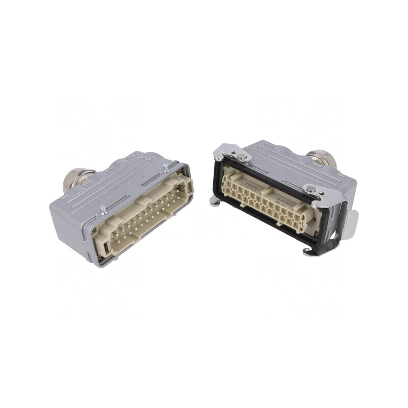 Conector HDC Tată-Mamă 24P E24 | Electronic-mag.ro | Componente Electronice
