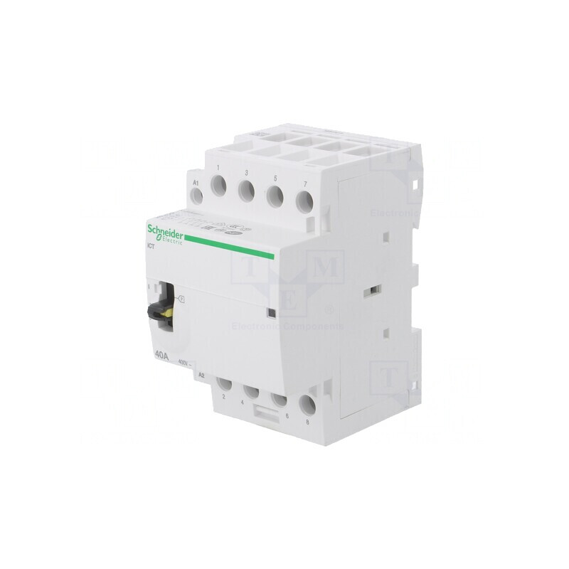 Contactor 4P 40A 220-240VAC IP20 | Electronic-mag.ro | Componente Electronice
