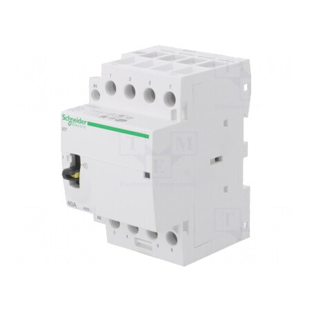 Contactor 4P 40A 220-240VAC IP20 | Electronic-mag.ro | Componente Electronice