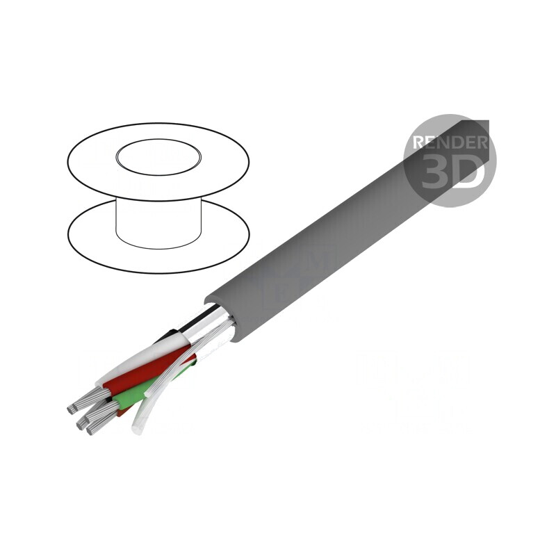 Cablu Ecranat Alpha Essential 5x24AWG PVC | Electronic-mag.ro | Componente Electronice