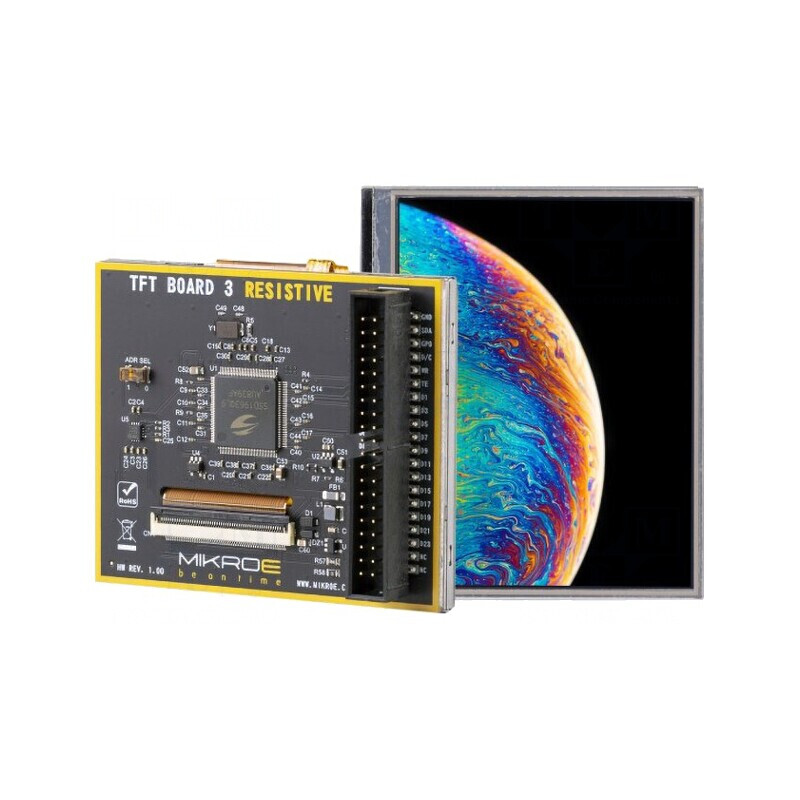 Kit Dezvoltare cu Afișaj LCD TFT 3" 320x240 16,7M Culori Rezistiv | Electronic-mag.ro | Componente Electronice