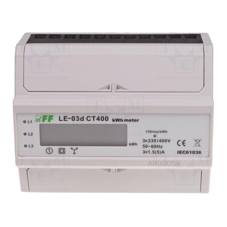Contor Digital pentru Șină DIN LCD 1,5A LE03D-CT400 | Electronic-mag.ro | Componente Electronice