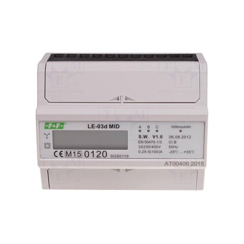 Contor Digital LCD 10A Montare Şină DIN | Electronic-mag.ro | Componente Electronice