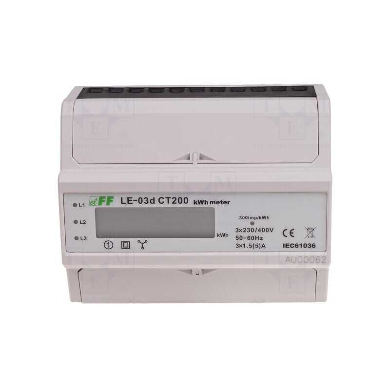 Contor Digital LCD pentru Șină DIN 1.5A LE03D-CT200 | Electronic-mag.ro | Componente Electronice