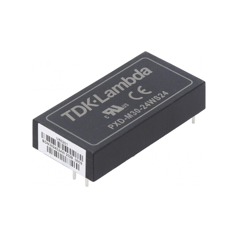 Convertor DC/DC 30W 9-36V la 24V 1.25A THT | Electronic-mag.ro | Componente Electronice