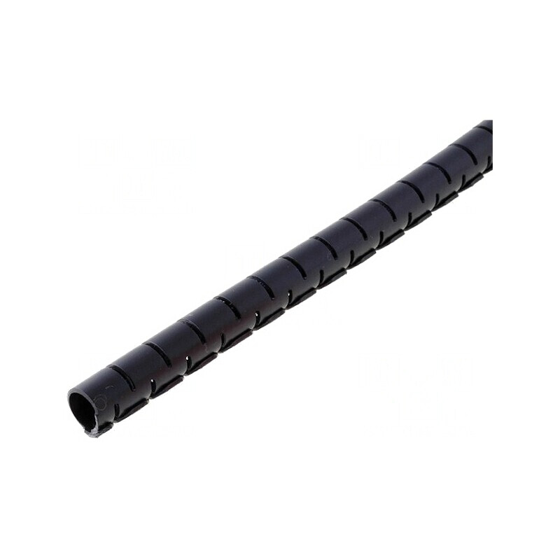 Înfășurare Spirală 5mm Polipropilenă Neagră 100m | Electronic-mag.ro | Componente Electronice