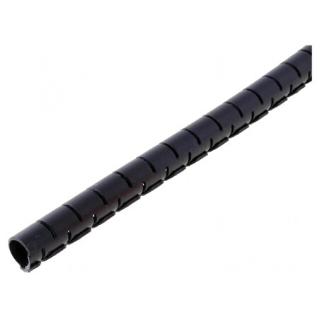 Înfășurare Spirală 5mm Polipropilenă Neagră 100m | Electronic-mag.ro | Componente Electronice