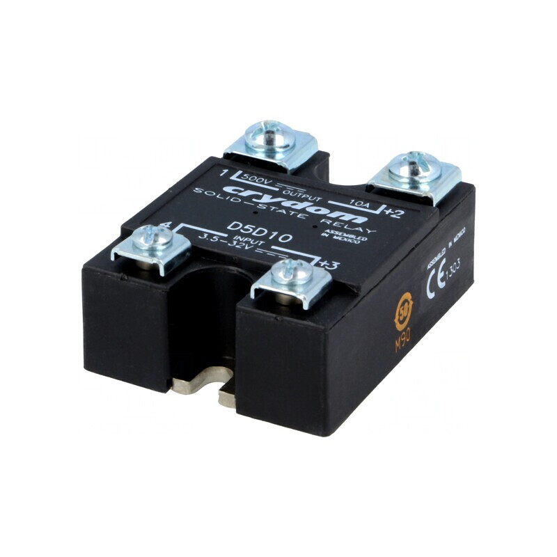 Releu semiconductor 10A 1-500VDC 3,5-32VDC | Electronic-mag.ro | Componente Electronice