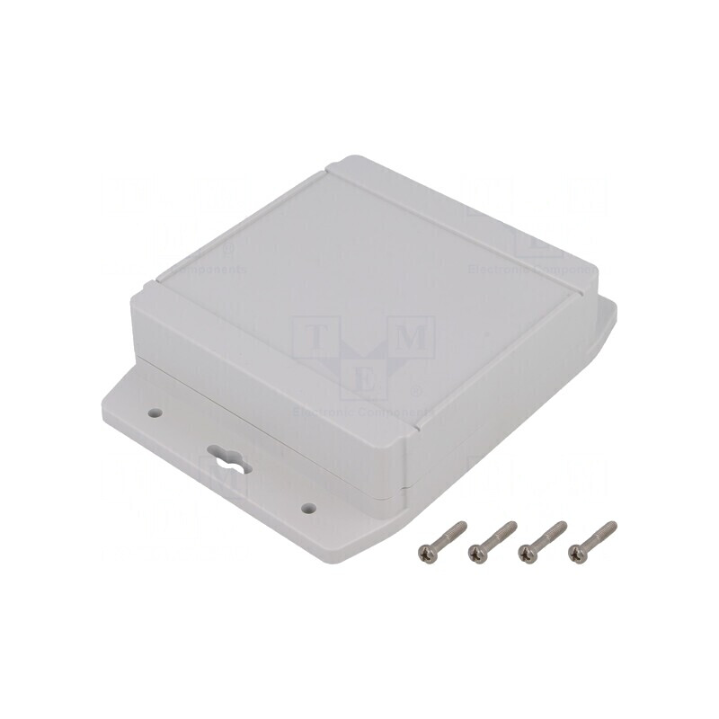 Carcasă Universală 120x120x37mm cu Lame de Fixare | Electronic-mag.ro | Componente Electronice
