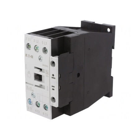 Contactor 3P NO 24VAC 18A pentru șină DIN | Electronic-mag.ro | Componente Electronice
