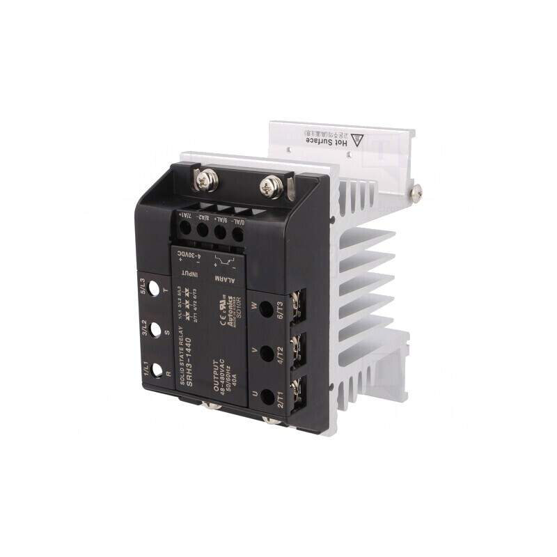 Releu Semiconductor 40A 3-fazat 48-480VAC | Electronic-mag.ro | Componente Electronice
