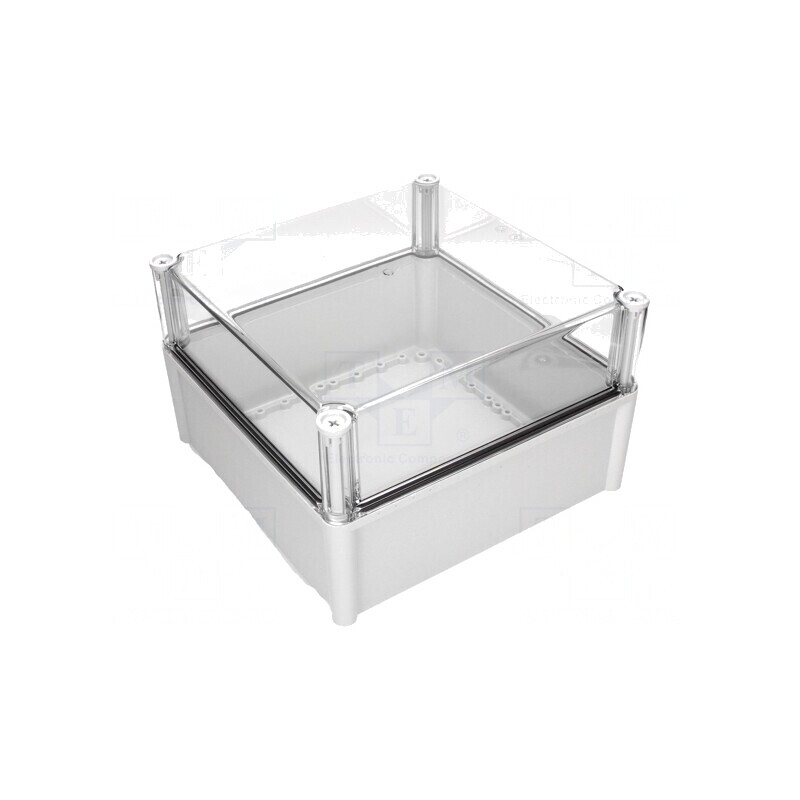Carcasă Universală Gri 278x278x180mm PC 2828 18 T | Electronic-mag.ro | Componente Electronice
