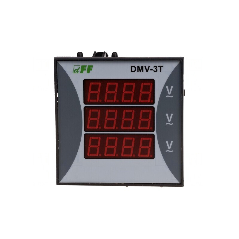 Voltmetru Digital cu LED pentru Montare 12-400V ±1% | Electronic-mag.ro | Componente Electronice