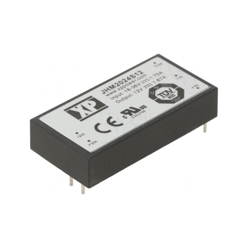 Convertor DC/DC 20W 18-36V la 12V 1670mA THT | Electronic-mag.ro | Componente Electronice