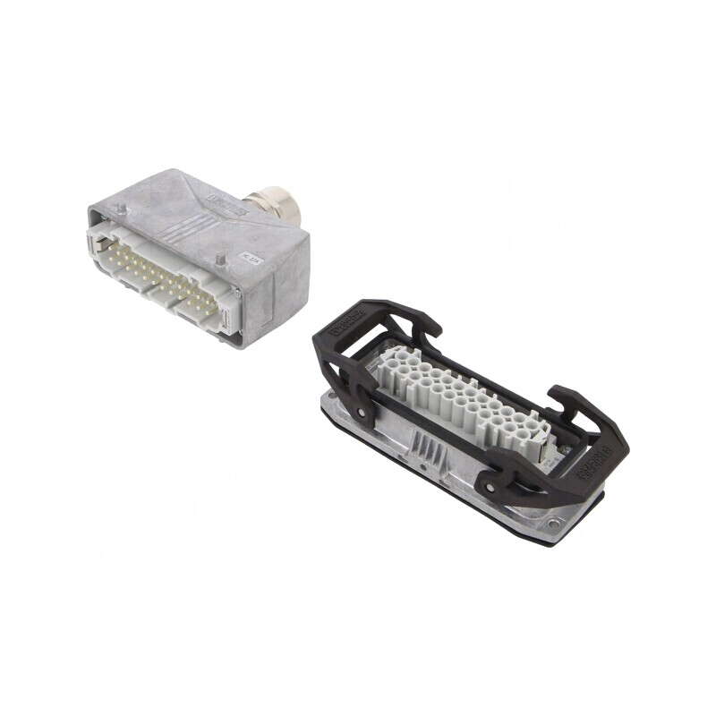 Conector HDC Tată Mamă 500V 16A 24 PIN 24 PE | Electronic-mag.ro | Componente Electronice