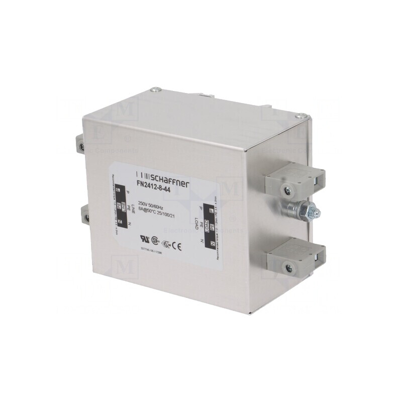 Filtru Anti-Interferențe Monofazat 250VAC pentru Șină DIN | Electronic-mag.ro | Componente Electronice