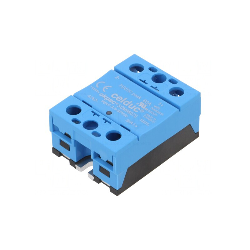 Releu Semiconductor 60A 1-Fazat 3,5-32VDC 5-40VDC | Electronic-mag.ro | Componente Electronice