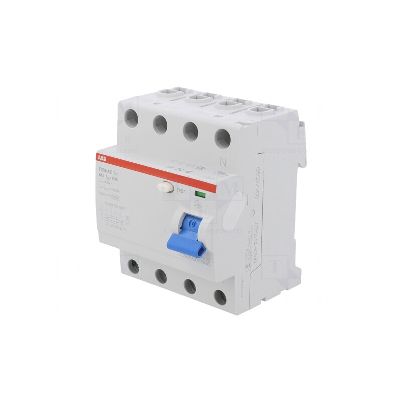 Întrerupător diferențial 63A 300mA 4P 400V | Electronic-mag.ro | Componente Electronice