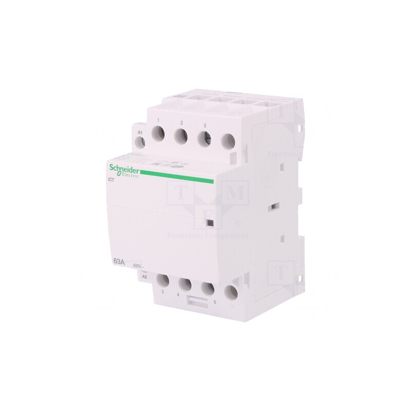 Contactor 3P 63A 230-240V NO IP20 | Electronic-mag.ro | Componente Electronice
